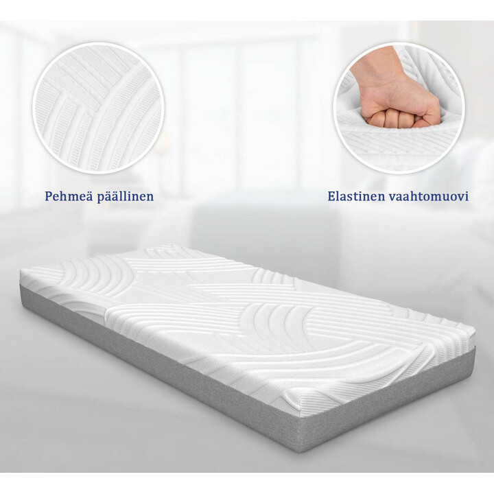 Vaahtomuovipatja 90x200 cm | 20 cm paksu | alaselän pelastaja