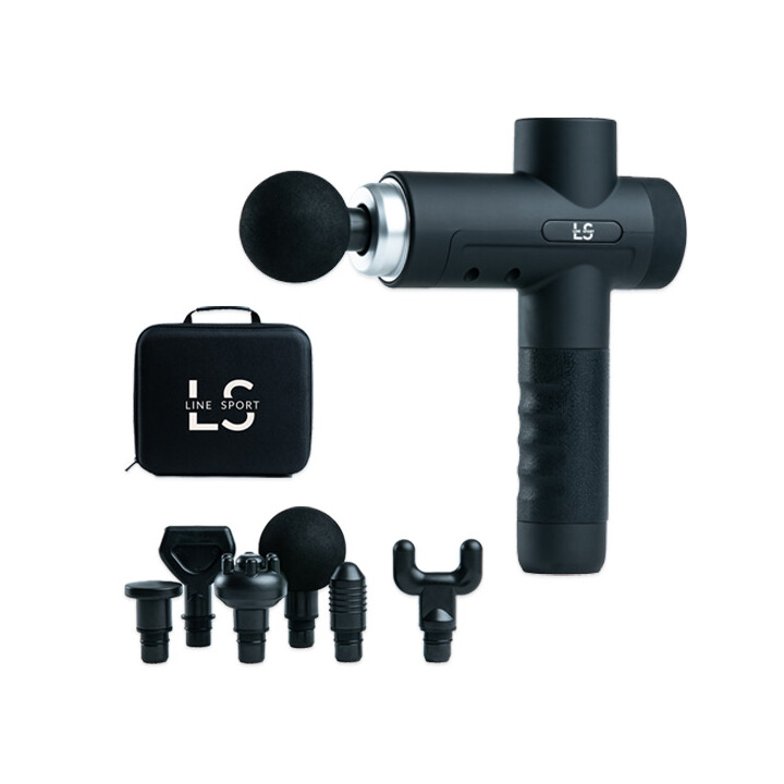 Line Sport hierontapistooli lihashuoltoon 6 vaihdettavalla päällä