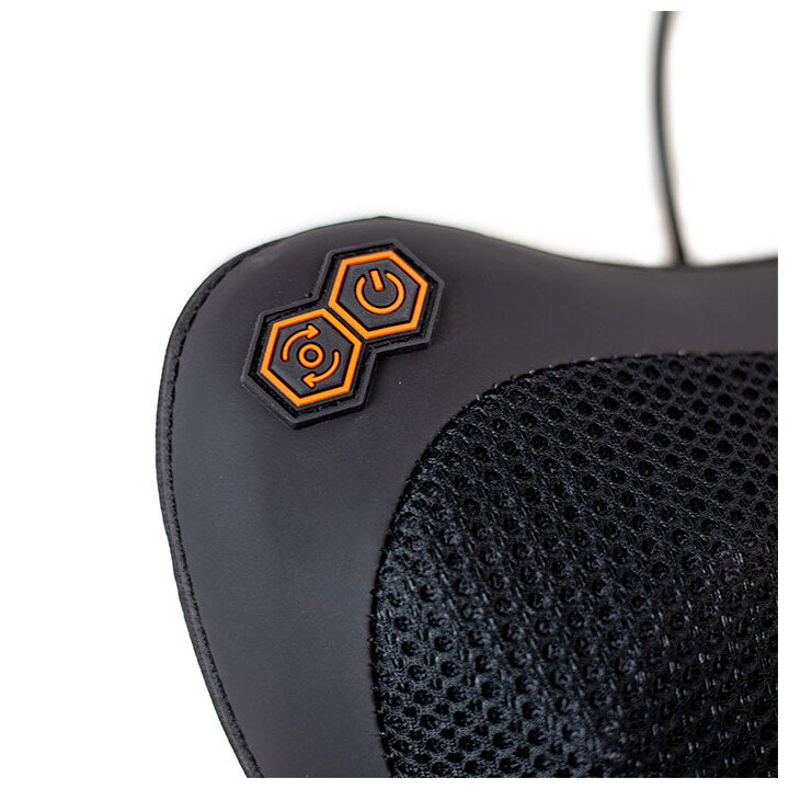 Shiatsu-hierontatyyny lämmöllä niskalle ja selälle