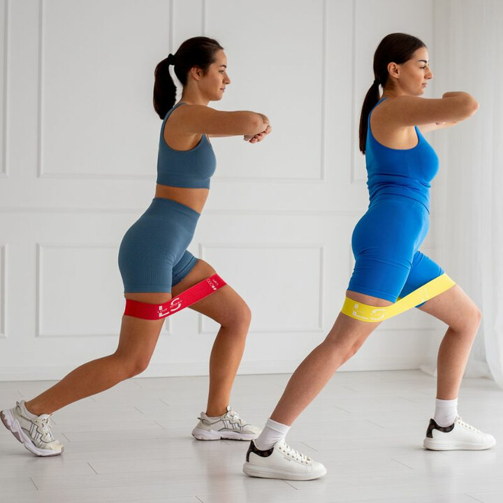 Line Sport vastuskuminauhasetti 5 kpl treeniin ja kuntoutukseen