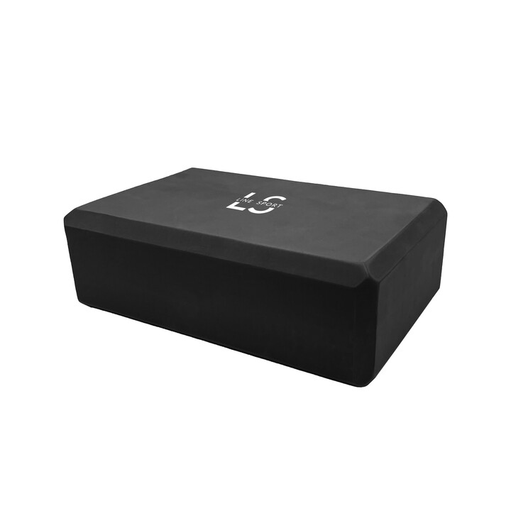 Line Sport joogapalikka musta kevyt tukeva EVA-vaahtomuovista