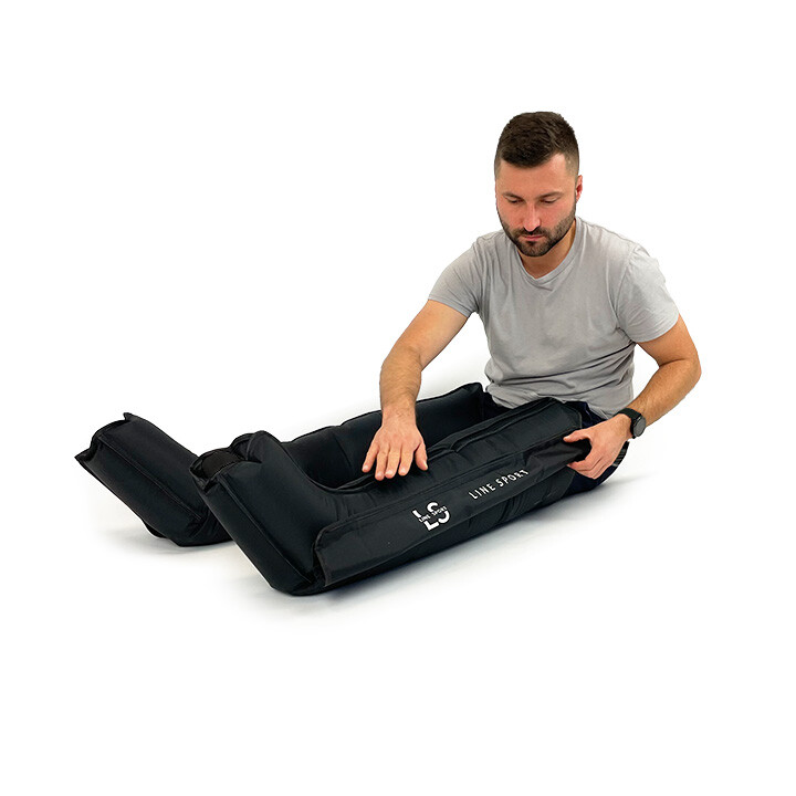 Line Sport ilmanpainehoitolaite jalkojen palautumiseen ja lihaksille