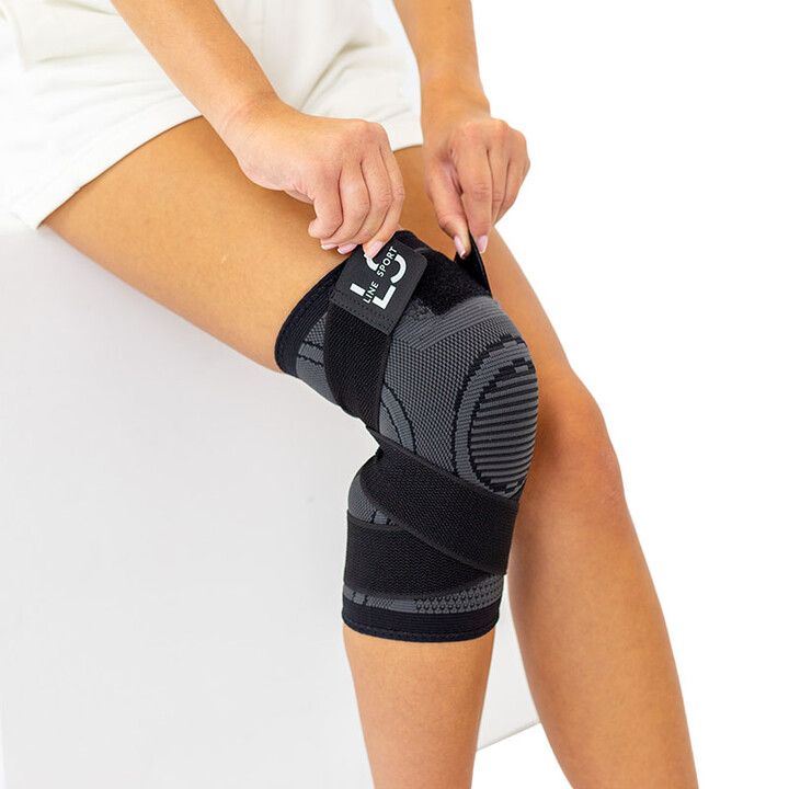 Line Sport joustava polvituki urheiluun ja päivittäiseen käyttöön