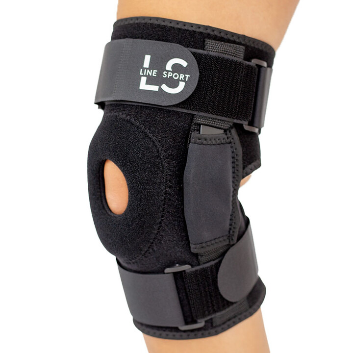 Line Sport säädettävä polvituki sarananivelillä