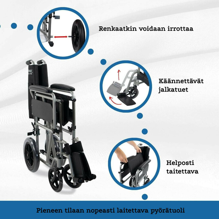 Kokoontaittuva pyörätuoli