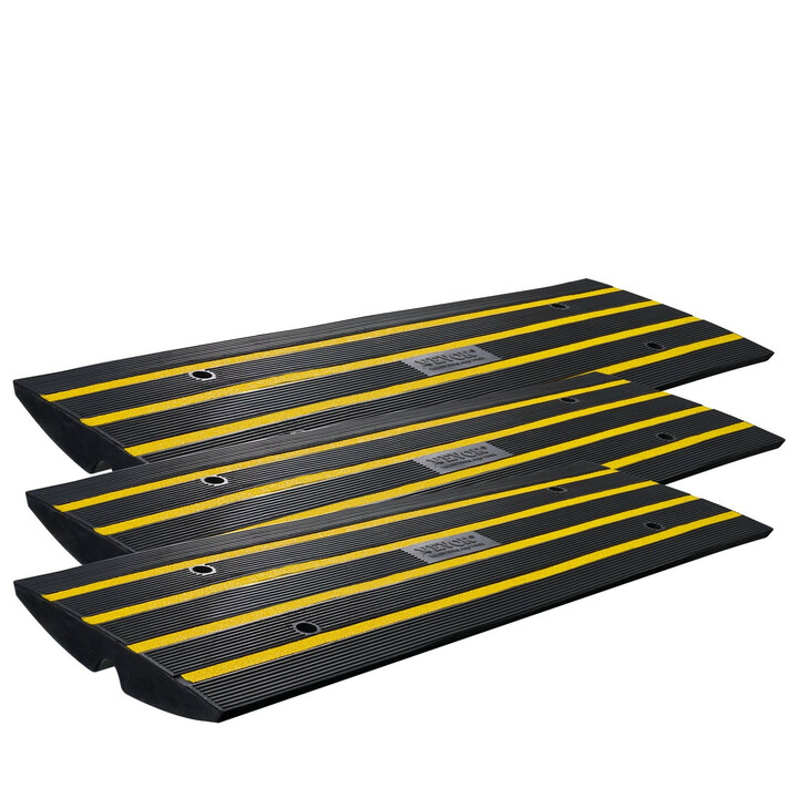 Kumiramppi 3 kpl C03, reunaluiska ajotielle, nousu 6,5 cm, kantavuus 15 t
